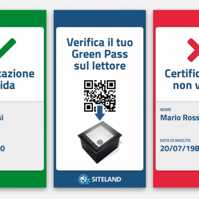 Schermate software Windows per validazione del Green Pass